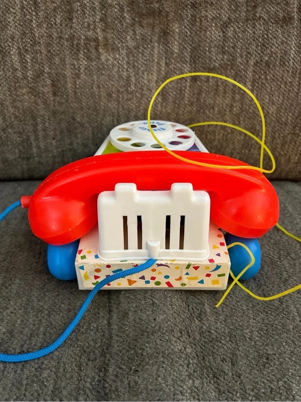 Vintage Fisher-Price Toy Lot - 1966 Chime Ball, Click n Clatter, Chatter Phone